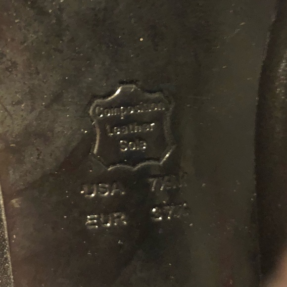 EUC Nina Evelixa Black Satin Ruffle Pumps Sz 7.5 - Picture 7 of 7